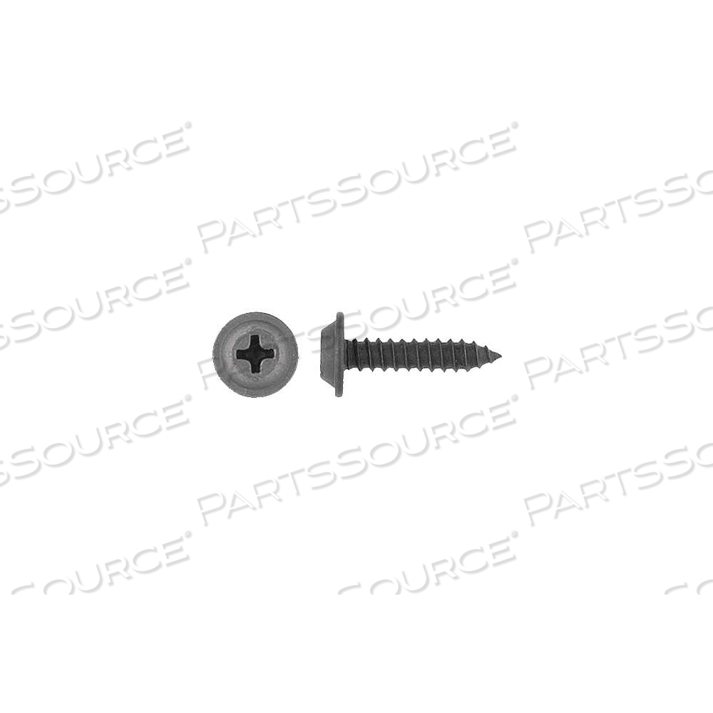 SHEET METAL SCREW, #8 SIZE, 3/4 IN LG, STEEL, PHOSPHATE, FLAT, PHILLIPS, 0.188 IN HEAD HT by Approved Vendor