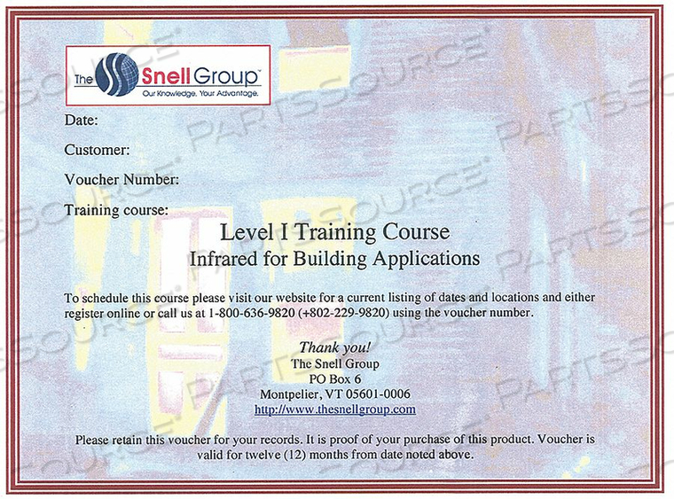 LEVEL I THERMOGRAPHY TRAINING BUILDING by The Snell Group