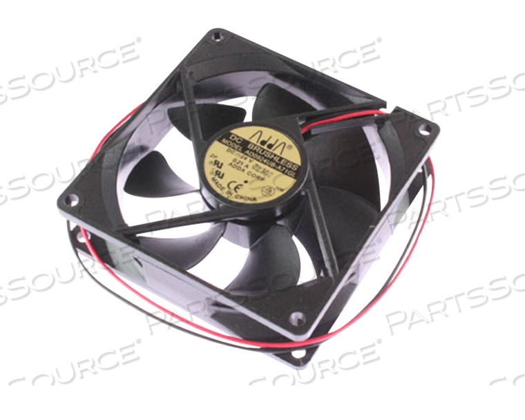 DC AXIAL FAN, 24 VDC, 3.84 W, 56.95 CFM FLOW, 3300 RPM, 39.4 DB SOUND, PLASTIC HOUSING, 25 MM X 92 MM X 92 MM 