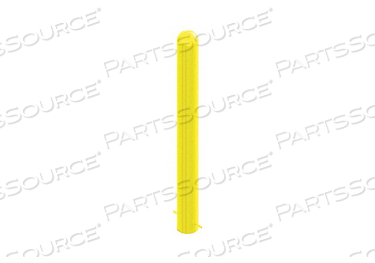 BOLLARD FIXED 4 CARBON STEEL YELLOW by Petersen Manufacturing Co. Inc.