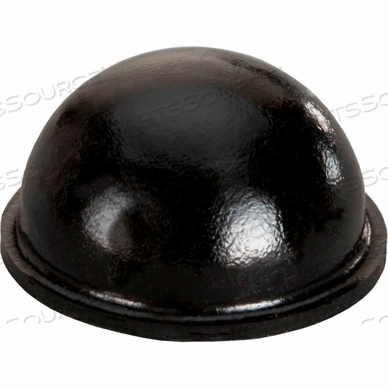 SOUND DAMPENING RUBBER BUMPER FEET - HEMISPHERE - BLACK - 0.380" H X 0.700" W - BS08 - PKG OF 2254 