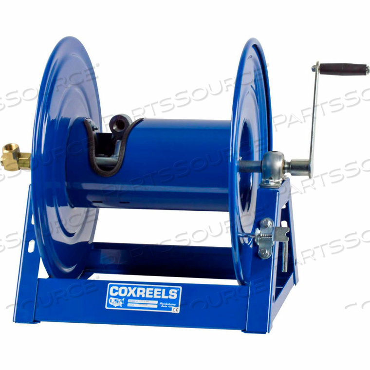 COMPETITOR HAND CRANK HOSE REEL: 3/4" I.D., 250' HOSE CAPACITY, LESS HOSE, 3000 PSI by Coxreels COMPETITOR HAND CRANK HOSE REEL: 3/4" I.D., 250' HOSE CAPACITY, LESS HOSE, 3000 PSI by Coxreels