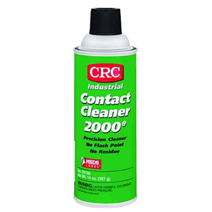CONTACT CLEANER 2000 PRECISION CLEANER, 13 WT OZ, AEROSOL, HFC, CLEAR COLORLESS by CRC Industries