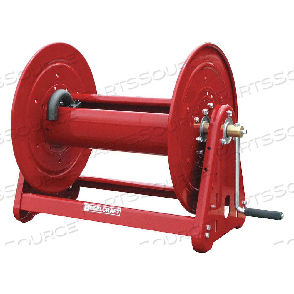 HAND CRANK HOSE REEL 175 FT 3/4 ID RED by Reelcraft
