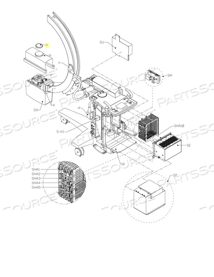 9"/12" TUBE PORT COVER SPACER by Philips Healthcare