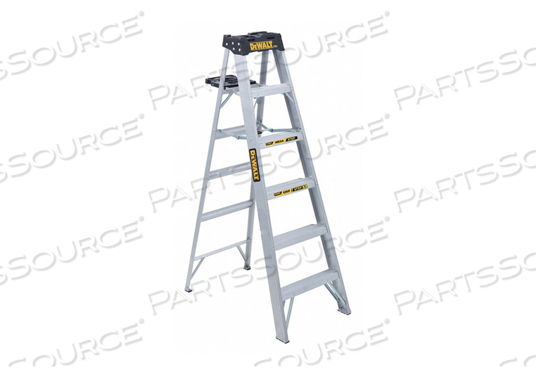 STEPLADDER ALUMINUM 6 FT H 300 LB CAP. by DeWalt STEPLADDER ALUMINUM 6 FT H 300 LB CAP. by DeWalt