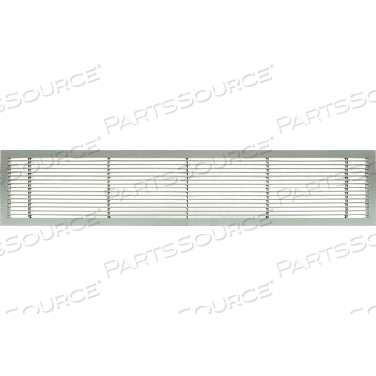 AG10 SERIES 2-1/4" X 14" SOLID ALUM FIXED BAR SUPPLY/RETURN AIR VENT GRILLE, BRUSHED SATIN by Giumenta Corp-Architectural Grille AG10 SERIES 2-1/4" X 14" SOLID ALUM FIXED BAR SUPPLY/RETURN AIR VENT GRILLE, BRUSHED SATIN by Giumenta Corp-Architectural Grille