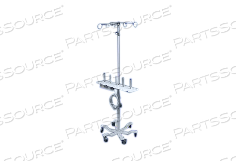 IV POLE FOR 5 PUMPS (STEEL) by Baxter Healthcare Corp.