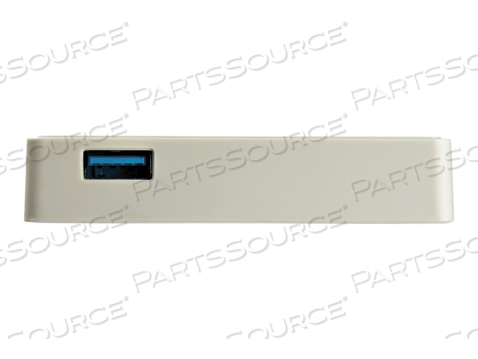 USB C TO GIGABIT ETHERNET ADAPTER WITH USB A PORT, WHITE 1GBPS NIC USB 3.0/USB 3.1 TYPE C NETWORK ADAPTER, 1GBE USB-C RJ45/LAN TB3 COMPATIBL by StarTech.com Ltd.