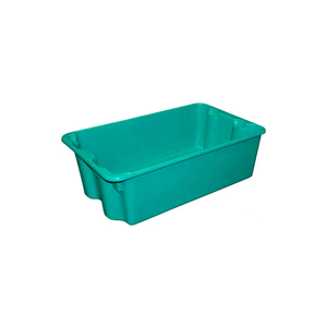 NEST AND STACK TOTE 780508 - 24-1/4" X 14-3/4" X 8" GREEN by Molded Fiberglass