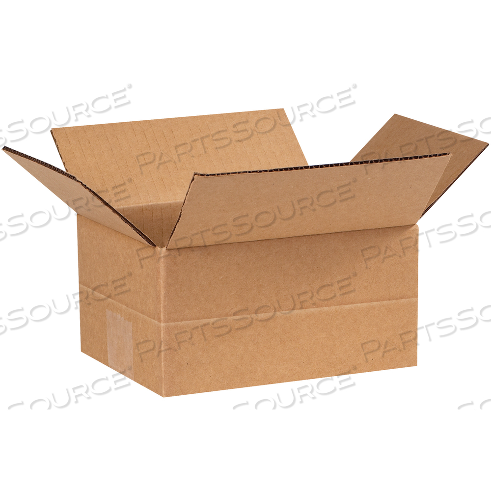 MULTI-DEPTH CORRUGATED BOXES, 8" X 6" X 4", KRAFT, 25/BUNDLE by BOX Partners (Box Acquisitions, LLC)