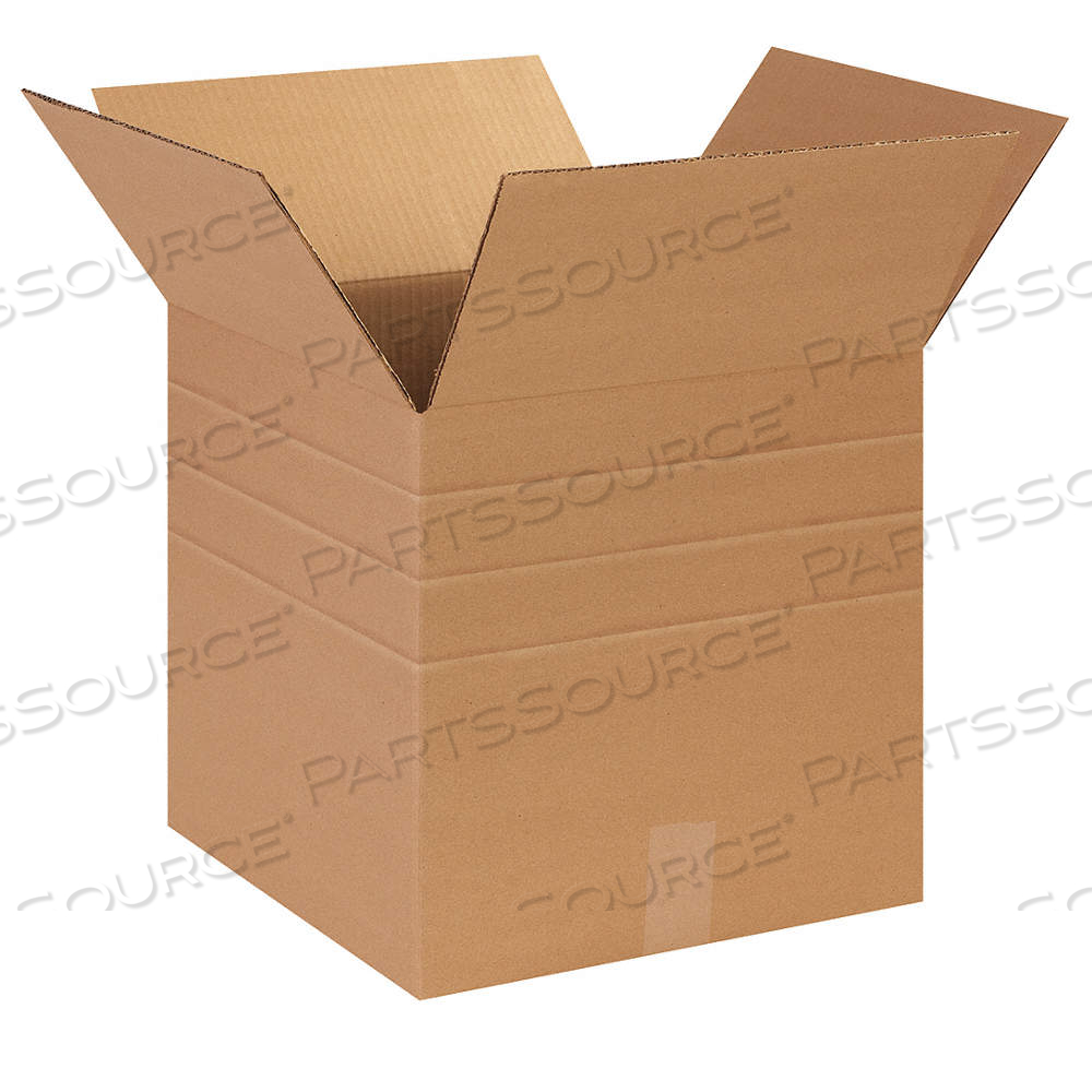 SHIPPING BOX, 14 IN INSIDE LG, 14 IN INSIDE WD, 8 IN_10 IN_12 IN_14 IN INSIDE HT, 32 ECT - MULTI-HT by Approved Vendor