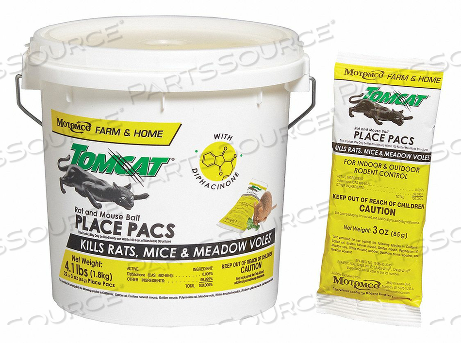 RODENTICIDE GREEN PELLETS 4 LB PAIL by Motomco RODENTICIDE GREEN PELLETS 4 LB PAIL by Motomco