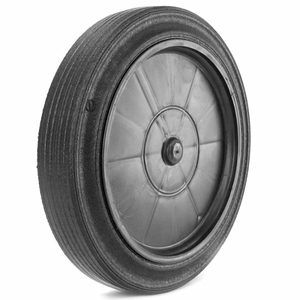 ROLL-TECH 10" X 2" SOLID RUBBER WHEEL - AXEL SIZE 5/8" by Martin Wheel Co.