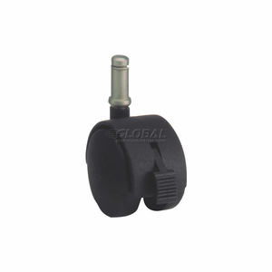 DUAL DISC SERIES CHAIR CASTER WITH NYLON LOCKING WHEEL - STEM TYPE E by Algood Casters Limited