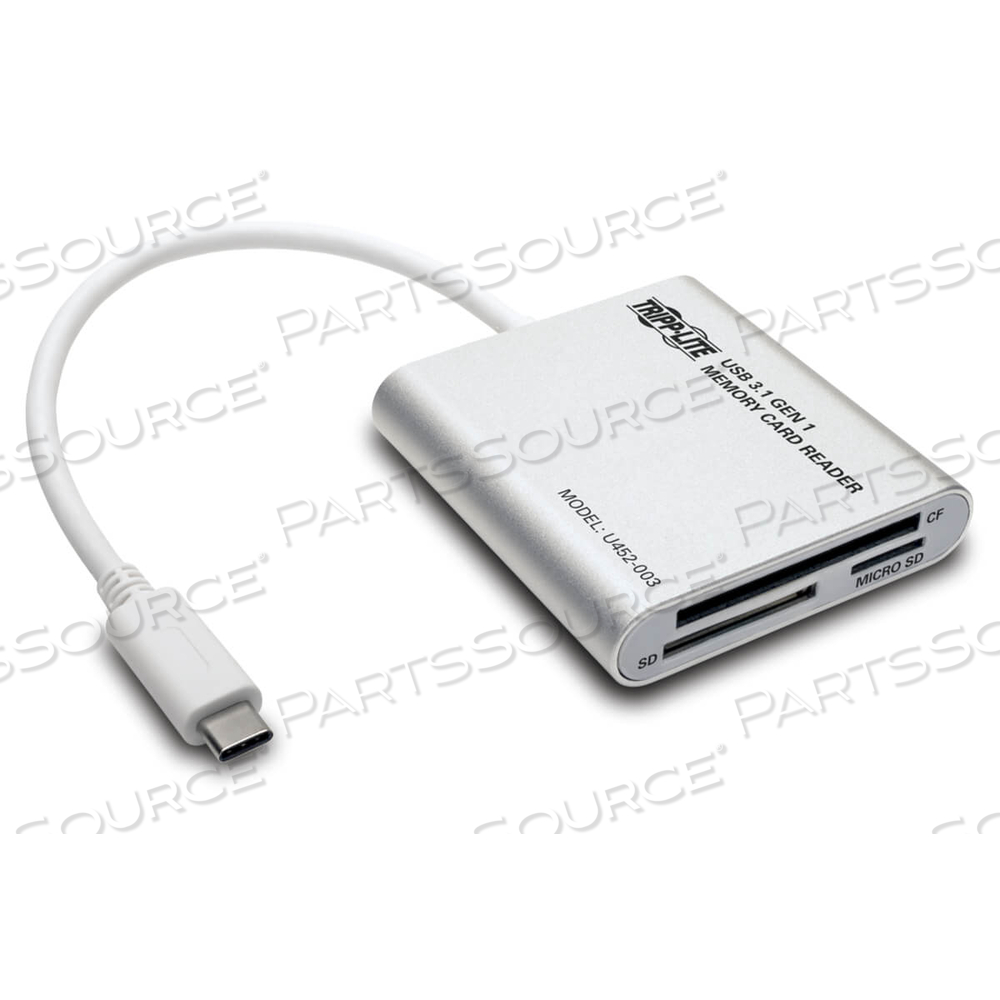 USB 3.1 GEN 1 MULTI DRIVE FLASH MEMORY MEDIA READER/WRITER 5GBPS by Tripp Lite