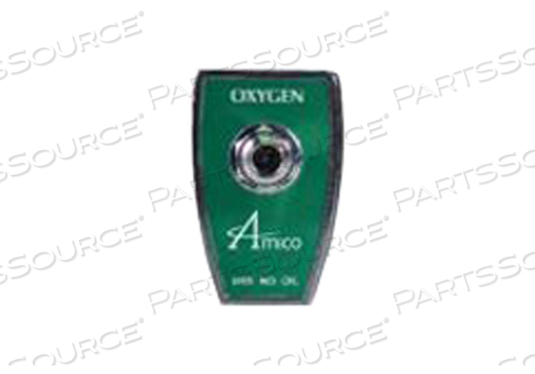 CHEMETRON ADAPTER, 1/4 IN MNPT, GREEN, OXYGEN MEDIA by Amico Patient Care Corporation