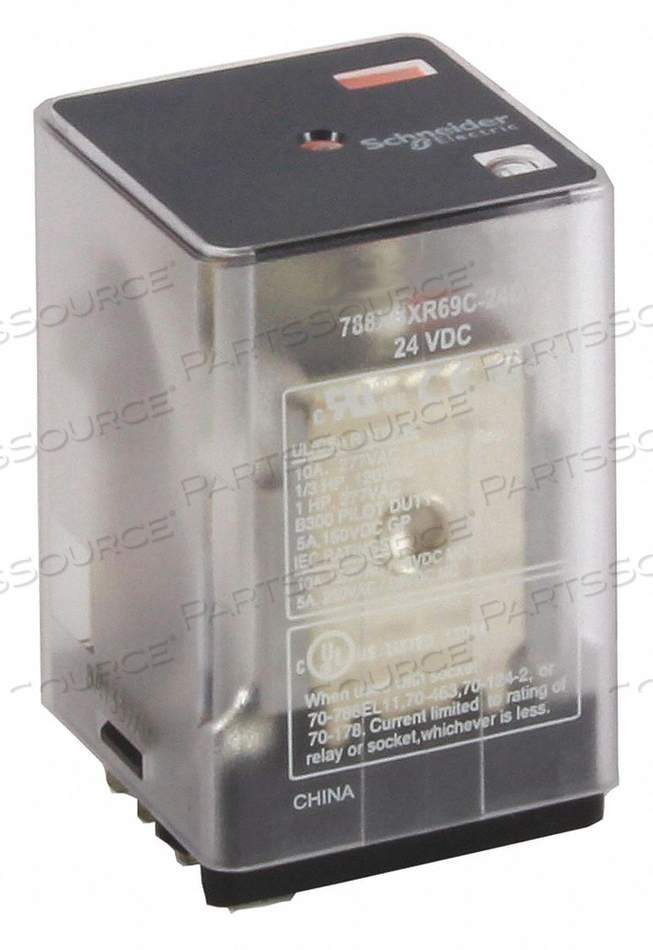 J2416 GEN PURPOSE RELAY 11 PIN SQUARE 24VDC by APC / American Power Conversion