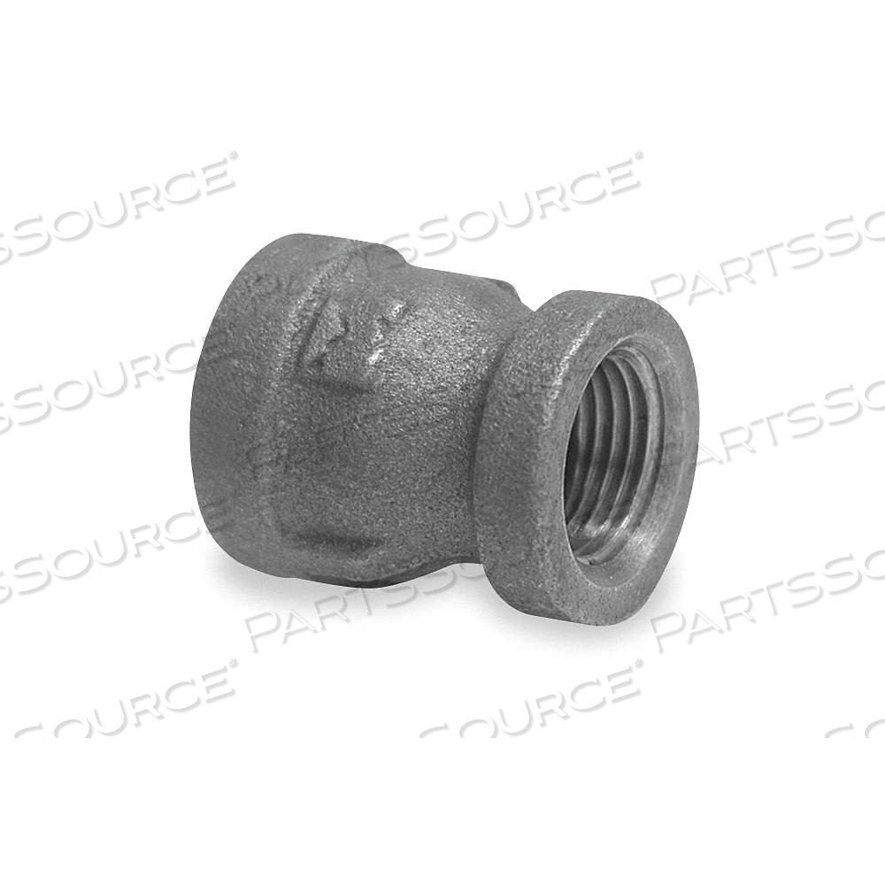 REDUCING COUPLING, MALLEABLE IRON, 3/8 IN X 1/4 IN FITTING PIPE SIZE, FEMALE NPT X FEMALE NPT by Approved Vendor REDUCING COUPLING, MALLEABLE IRON, 3/8 IN X 1/4 IN FITTING PIPE SIZE, FEMALE NPT X FEMALE NPT by Approved Vendor