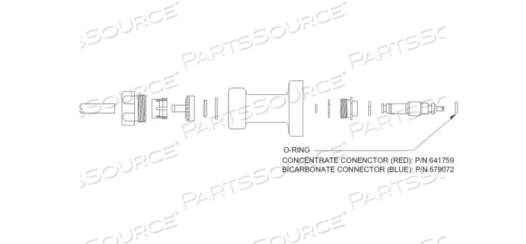 O-RING, ID 6 MM X 1.5 MM, EPDM, 70 FOR 2008 SERIES HEMODIALYSIS MACHINE by Fresenius Medical Care