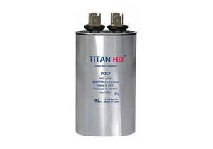 MOTOR RUN CAPACITOR 80 MFD 440V OVAL by Titan HD