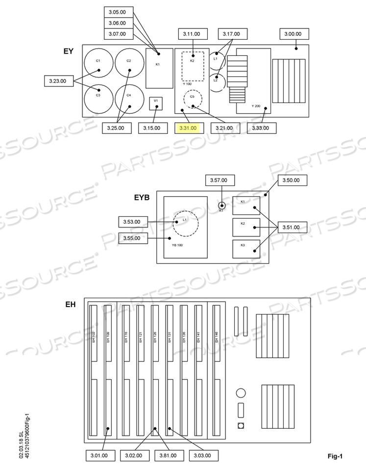 PCB CURRENT TRANSFORMER 1 SCP/ by Philips Healthcare