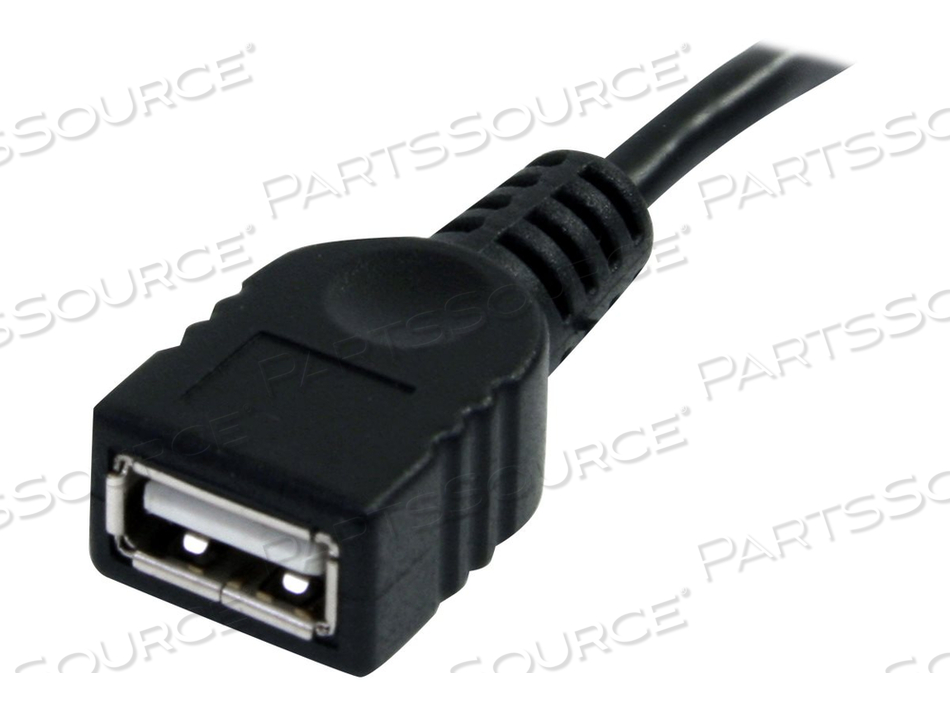 6 FT BLACK USB EXTENSION CABLE A TO A by StarTech.com Ltd.