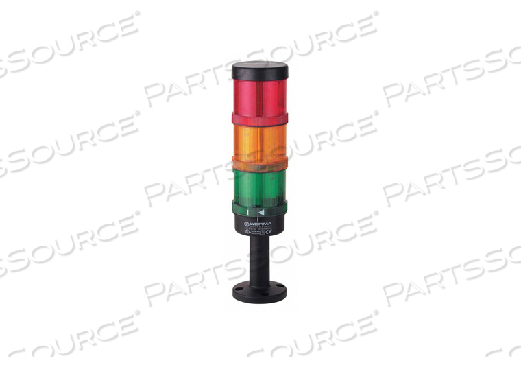 TOWER LIGHT ASSEMBLY 24VAC/DC 30MA 70MM by Werma