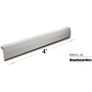 BASEBOARDERS PREMIUM SERIES 4 FT STEEL EASY SLIP-ON BASEBOARD HEATER COVER, WHITE by Buss General Partner Co. Ltd BASEBOARDERS PREMIUM SERIES 4 FT STEEL EASY SLIP-ON BASEBOARD HEATER COVER, WHITE by Buss General Partner Co. Ltd