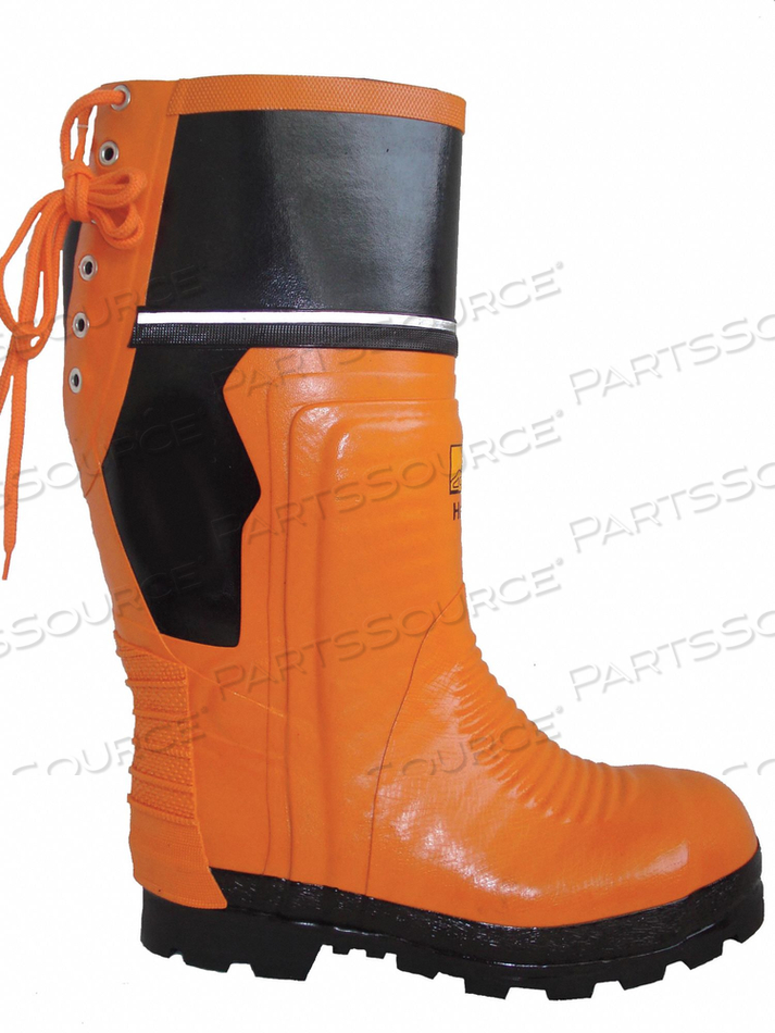 H0826 RUBBER BOOT UNISEX 6 KNEE ORANGE PR by Viking