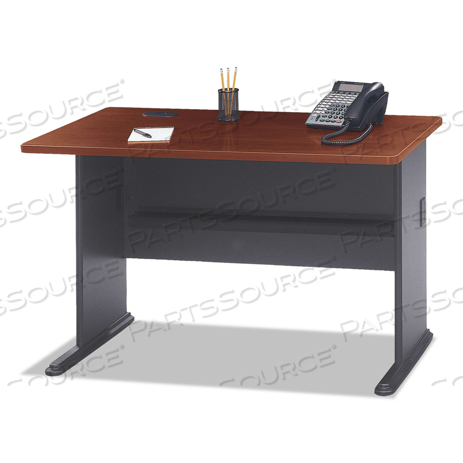 48" DESK - HANSEN CHERRY - SERIES A by Bush Industries 48" DESK - HANSEN CHERRY - SERIES A by Bush Industries