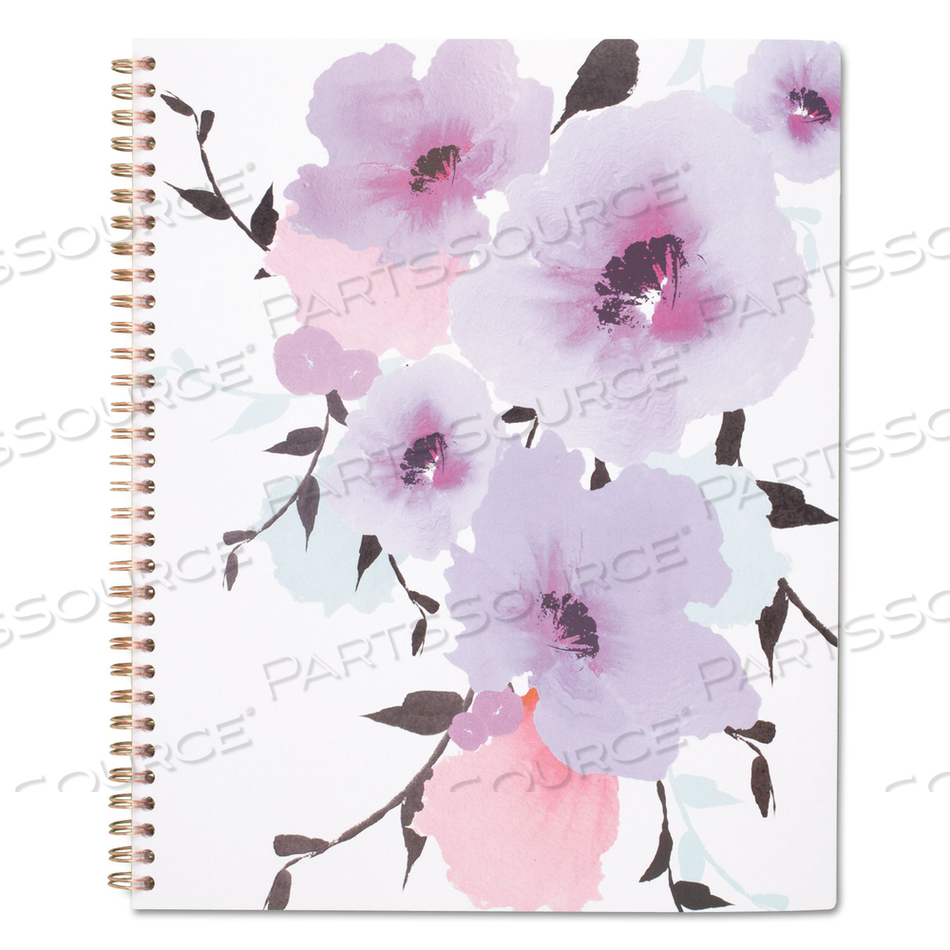 MINA WEEKLY/MONTHLY PLANNER, MAIN FLORAL ARTWORK, 11 X 8.5, WHITE/VIOLET/PEACH COVER, 12-MONTH (JAN TO DEC): 2023 by Cambridge MINA WEEKLY/MONTHLY PLANNER, MAIN FLORAL ARTWORK, 11 X 8.5, WHITE/VIOLET/PEACH COVER, 12-MONTH (JAN TO DEC): 2023 by Cambridge