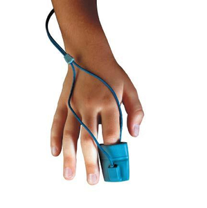 REUSABLE SPO2 SOFT-FINGER SENSOR - 1.6 M CABLE LENGTH by Solaris Medical Technology, Inc.