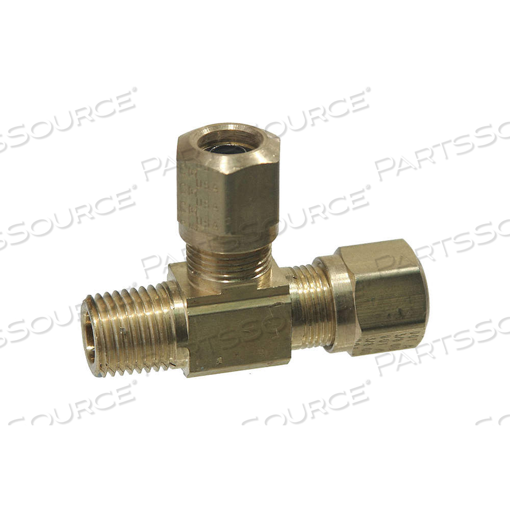MALE RUN TEE COMPRESSION BRASS 3/8INPIPE by Tramec Sloan