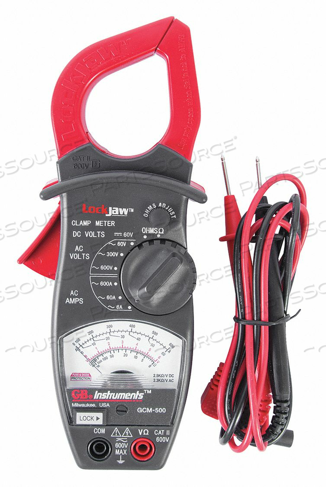 MANUAL RANGING CLAMP METER, 4 FUNCTION/ 8 RANGE 600 AMP by Gardner Bender