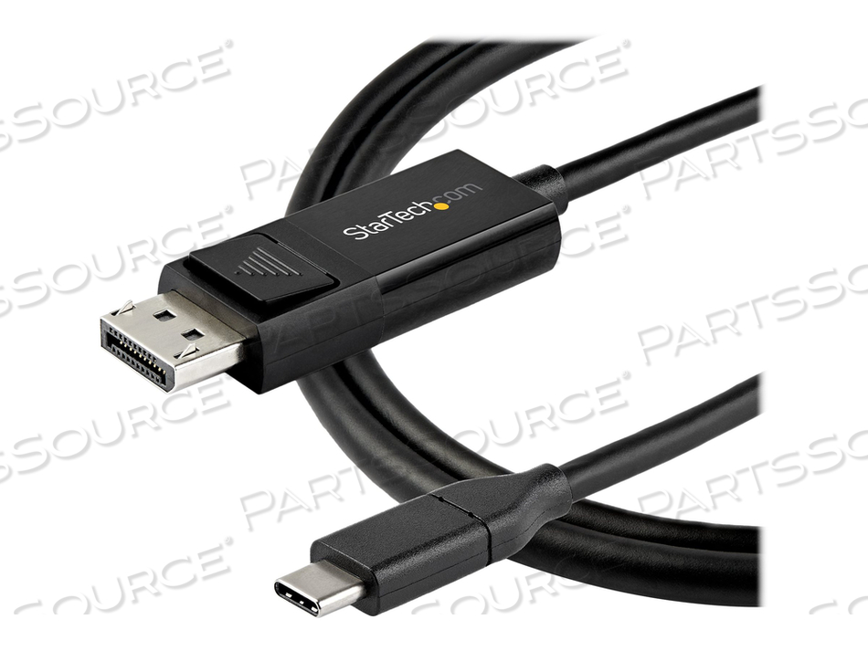 3FT/1M USB C TO DISPLAYPORT 1.4 CABLE 8K 60HZ/4K, BIDIRECTIONAL DP TO USB-C OR USB-C TO DP REVERSIBLE VIDEO ADAPTER CABLE, HBR3/HDR/DSC, USB by StarTech.com Ltd. 3FT/1M USB C TO DISPLAYPORT 1.4 CABLE 8K 60HZ/4K, BIDIRECTIONAL DP TO USB-C OR USB-C TO DP REVERSIBLE VIDEO ADAPTER CABLE, HBR3/HDR/DSC, USB by StarTech.com Ltd.