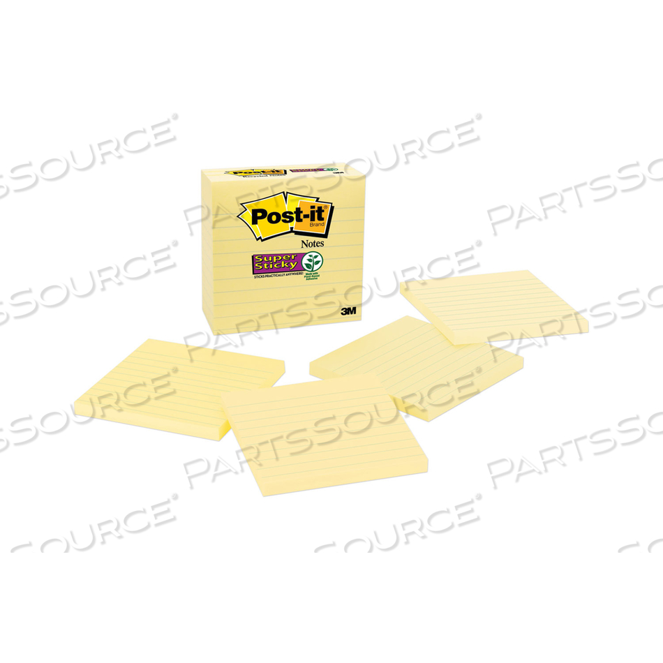 PADS IN CANARY YELLOW, NOTE RULED, 4" X 4", 90 SHEETS/PAD by 3M Consumer PADS IN CANARY YELLOW, NOTE RULED, 4" X 4", 90 SHEETS/PAD by 3M Consumer
