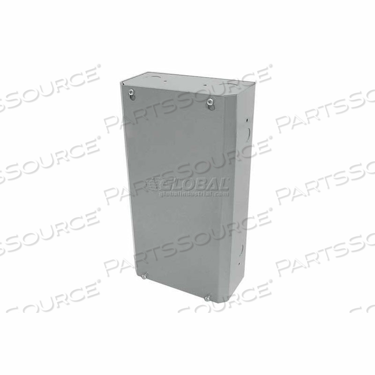 NEMA 1 ENCLOSURE, 14.5"H X 7.7"W X 3.9"D, SURFACE MT, 4" X 12" TRACK, 18 GA. STEEL by RIB