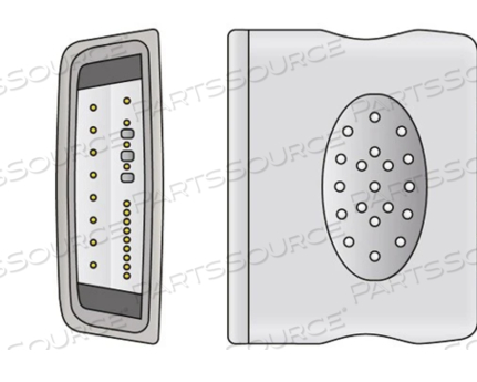 11.8" BEDSIDE/TELE ECG+SPO2 ADAPTOR TELEMETRY CABLE 