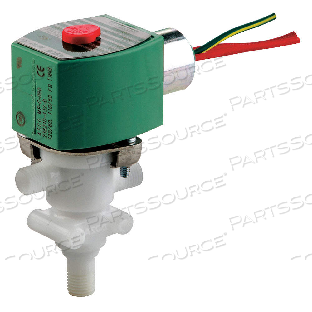 PLASTIC SOLENOID VALVE, 3-WAY/2-POSITION VALVE DESIGN, UNIVERSAL by ASCO Valve, Inc.