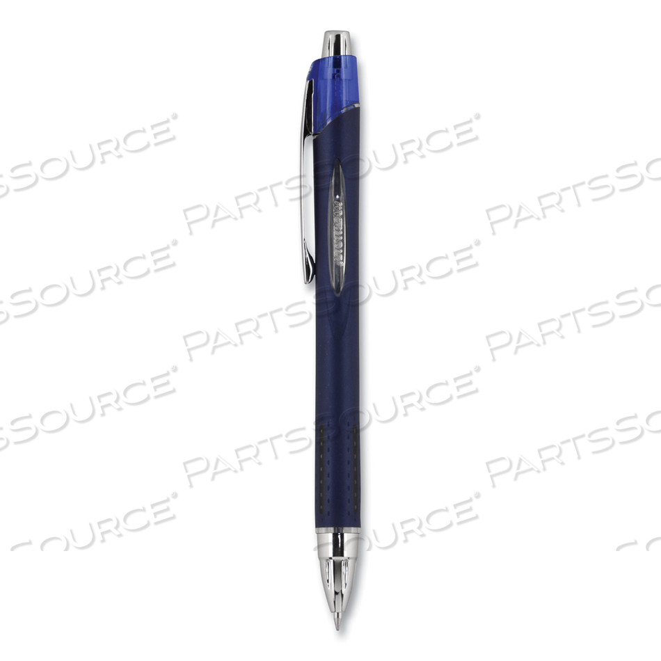 JETSTREAM RETRACTABLE BALLPOINT PEN, FINE 0.7 MM, BLUE INK, BLUE BARREL by Uni-Ball