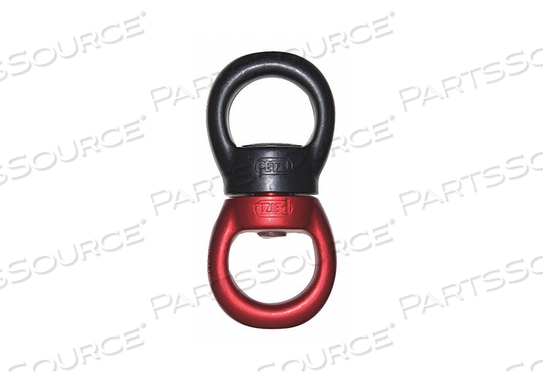 ROPE SWIVEL ALUMINUM 8100 LB. BLACK/RED by Petzl ROPE SWIVEL ALUMINUM 8100 LB. BLACK/RED by Petzl