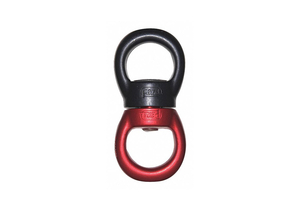 ROPE SWIVEL ALUMINUM 8100 LB. BLACK/RED by Petzl