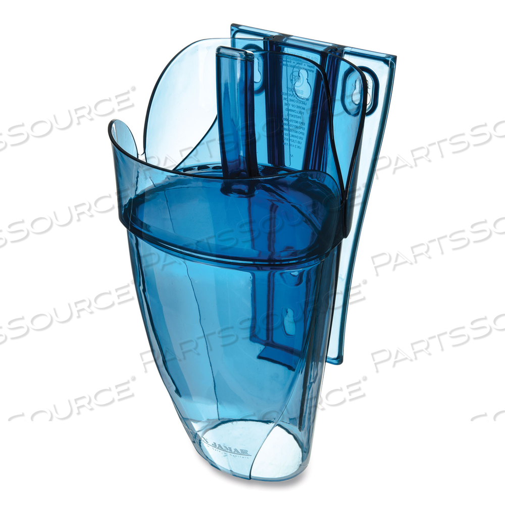 SAF-T-SCOOP AND GUARDIAN SYSTEM FOR ICE MACHINES, 64-86 OZ, TRANSPARENT BLUE by San Jamar