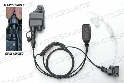 SURVEILLANCE KIT 1 WIRE HARRIS MULTI PIN by Earphone Connection