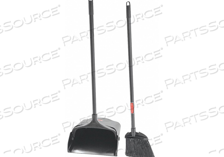 LOBBY BROOM AND DUST PAN, TOOL TYPE LOBBY BROOM, BROOM HANDLE LENGTH 28 IN, BRISTLE MATERIAL POLYPROPYLENE, BRISTLE COLOR BLACK, DUST PAN HA by Rubbermaid Medical Division