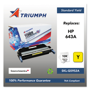 751000NSH0285 REMANUFACTURED Q5952A (643A) TONER, 10,000 PAGE-YIELD, YELLOW by Triumph