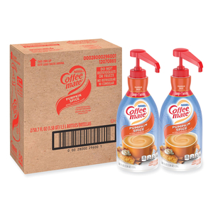 LIQUID COFFEE CREAMER, PUMPKIN SPICE, 1.5 L PUMP BOTTLE, 2/CARTON by Coffee-Mate