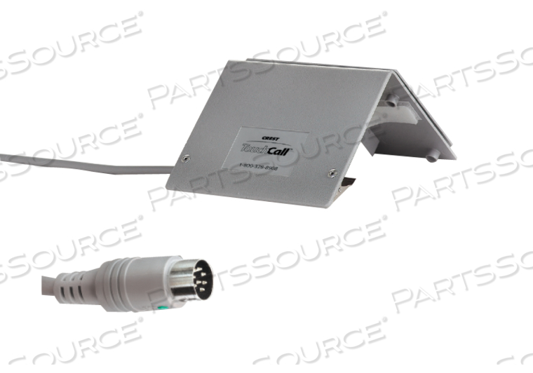 TOUCHCALL, TEKTONE 8-PIN DIN, GREY, SINGLE, 10' by Crest Healthcare