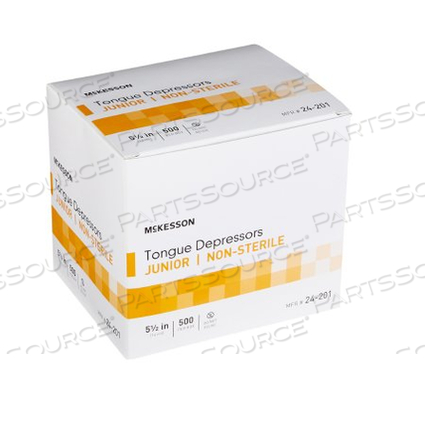 TONGUE DEPRESSOR, JUNIOR (500 PER BOX) by McKesson
